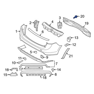 Volvo OE - Bumper Impact Bar Bolt