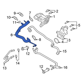Volvo OE - Engine Coolant Pipe