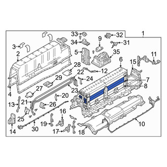 Volvo OE - Center Drive Motor Battery Pack Control Module