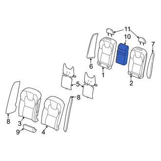 Volvo OE - Rear Center Headrest