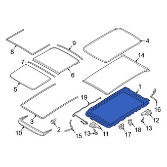 Volvo OE - Sunroof Frame