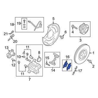 Volvo OE - Front Disc Brake Pad Set
