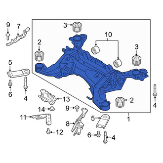 Volvo OE - Front Suspension Subframe Crossmember