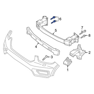 Volvo OE - Bumper Impact Bar Bolt