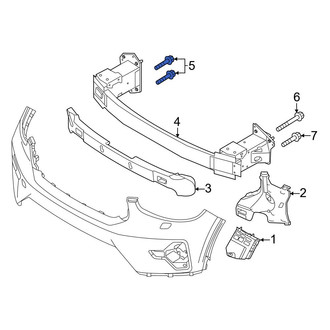Volvo OE - Bumper Impact Bar Bolt