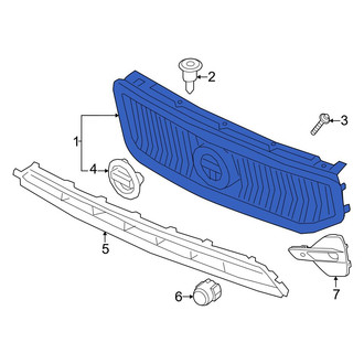 Volvo OE - Front Upper Grille