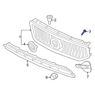 Volvo OE - Grille Screw