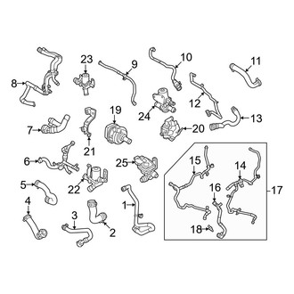 Volvo OE - Cooling - Hoses & Pipes (B5 Core / B5 Plus / B5 Ultimate)