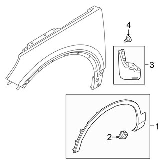 Volvo OE - Fender - Exterior Trim