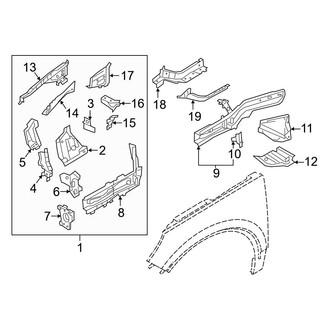Volvo OE - Fender - Structural Components & Rails