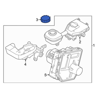 Volvo OE - Brake Master Cylinder Reservoir Cap