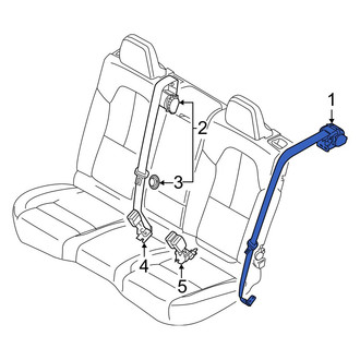 Volvo OE - Front Right Seat Belt Lap and Shoulder Belt