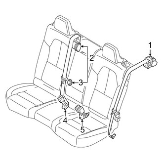 Volvo OE - Restraint Systems - Rear Seat Belts