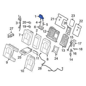 Volvo OE - Rear Outer Headrest