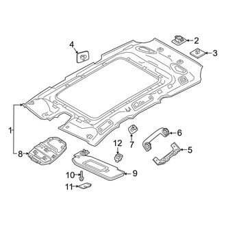 Volvo OE - Roof - Interior Trim (W/O Electric Glass Sunroof)