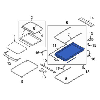 Volvo OE - Sunroof Frame