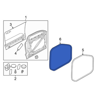 Volvo OE - Front Inner Door Seal