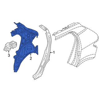 Volvo OE - Rear Left Inner Quarter Panel