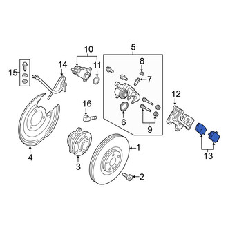 Volvo OE - Rear Disc Brake Pad Set