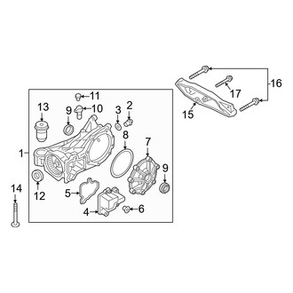 Volvo OE - Rear Suspension - Axle & Differential (T5 Inscription / T5 Momentum / T5 R-Design)