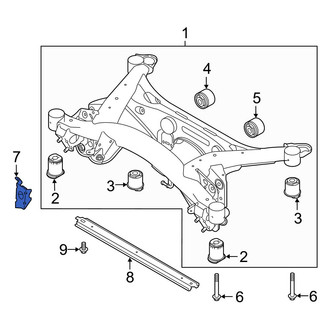 Volvo OE - Right Suspension Subframe Reinforcement Bracket