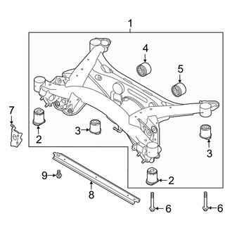 Volvo OE - Rear Suspension - Suspension Mounting (T5 Inscription / T5 Momentum / T5 R-Design)