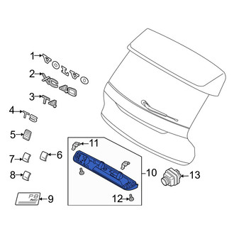 Volvo OE - Rear Outer Liftgate Latch Handle