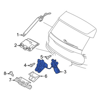 Volvo OE - Rear Liftgate Latch