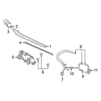 Volvo OE - Lift Gate - Wiper & Washer Components