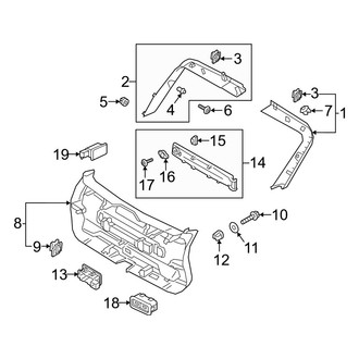 Volvo OE - Lift Gate - Interior Trim
