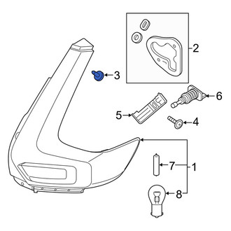 Volvo OE - Tail Light Screw