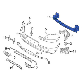 Volvo OE - Rear Bumper Impact Bar