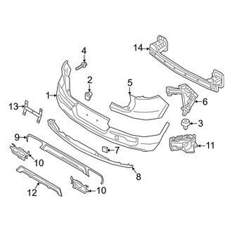 Volvo OE - Rear Bumper - Bumper & Components