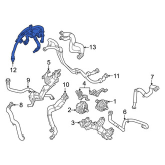 Volvo OE - Drive Motor Battery Pack Coolant Hose