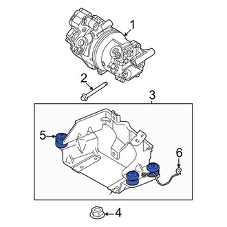 Volvo OE - A/C Compressor Insulator