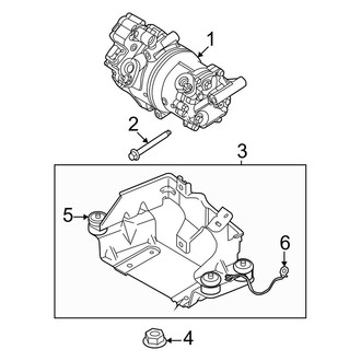 Volvo OE - Air Conditioner & Heater - Condenser, Compressor & Lines (Compressor), (Core / Plus / Ultra)