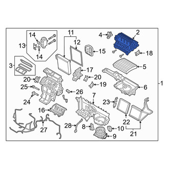 Volvo OE - HVAC Air Inlet Housing