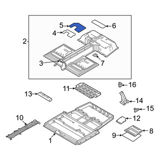 Volvo OE - Left Drive Motor Battery Pack Cover Insulator
