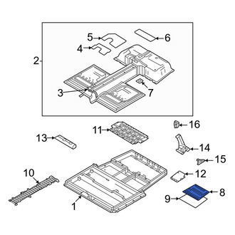 Volvo OE - Left Drive Motor Battery Pack Cover