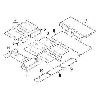 Volvo OE - Electrical - Battery (Battery Cell Module, High Voltage), (RWD)
