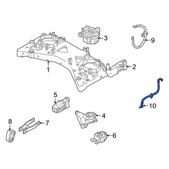Volvo OE - Left Battery Cable