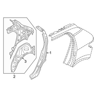 Volvo OE - Quarter Panel - Inner Structure (Core / Plus / Ultimate)