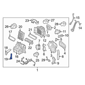 Volvo OE - Cabin Air Temperature Sensor
