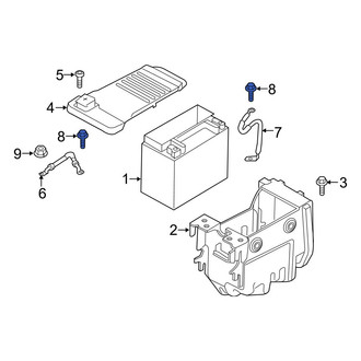 Volvo OE - Hood Safety Catch Bolt