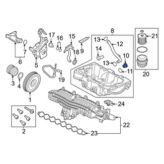Volvo OE - Engine Oil Drain Plug