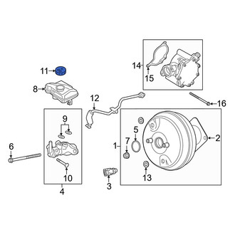 Volvo OE - Brake Master Cylinder Reservoir Cap