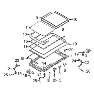 Volvo OE - Sunroof Drain Hose