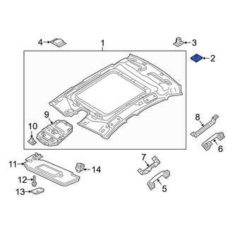 Volvo OE - Headliner Clip