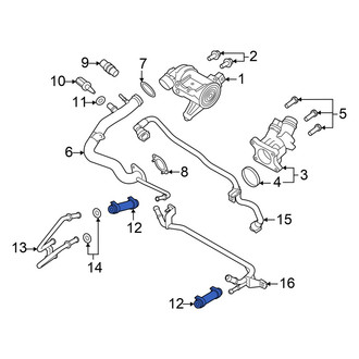 Volvo OE - Engine Coolant Pipe Adapter