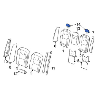 Volvo OE - Rear Center Headrest